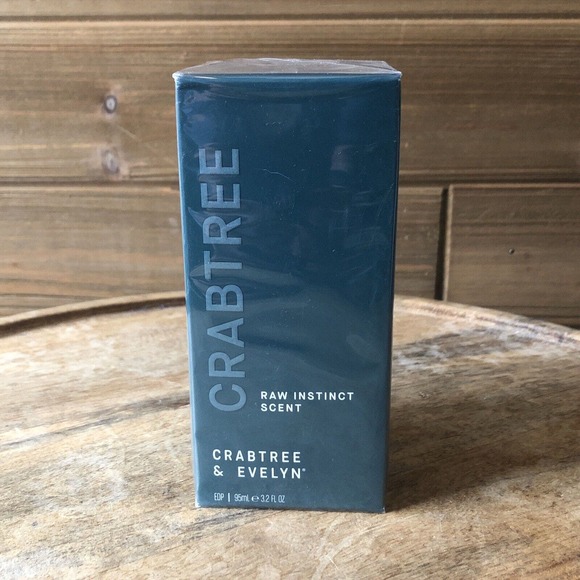 Crabtree & Evelyn Raw Instinct Scent Eau De Parfum 3.2 fl oz Earthy Smoky New - Picture 1 of 6